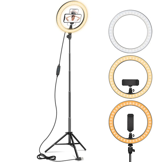 DSLR Ring Light with Adjustable Tripod